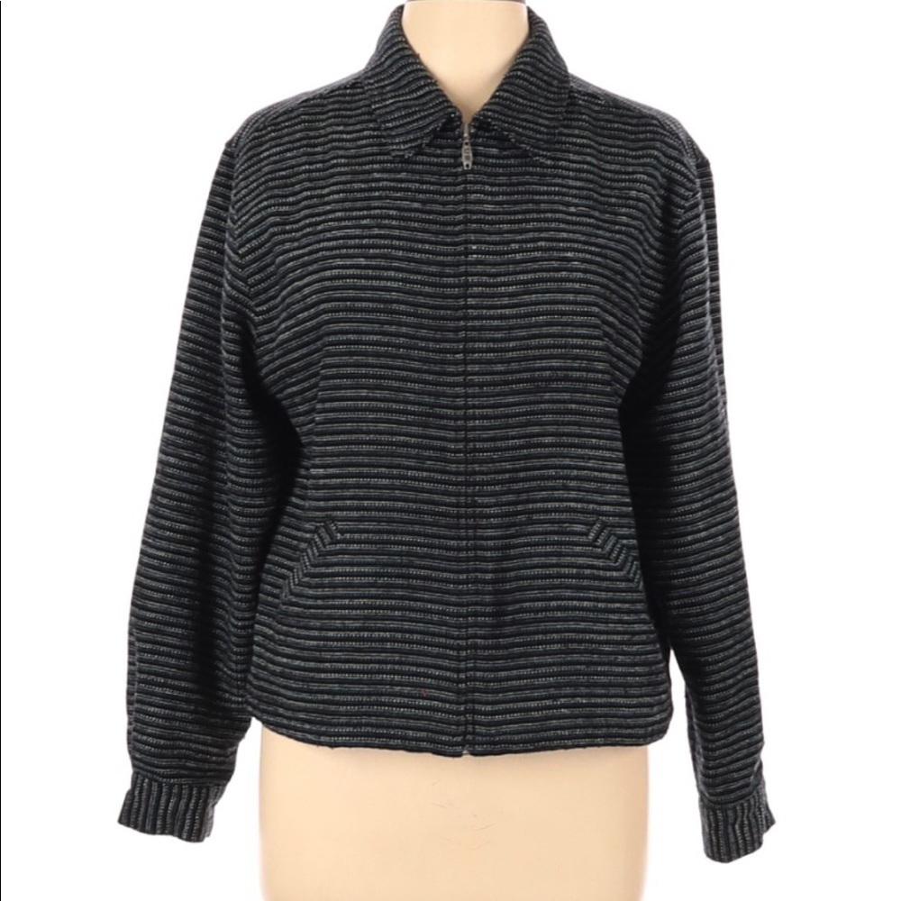 Christopher & Banks Zip Up Jacket Large